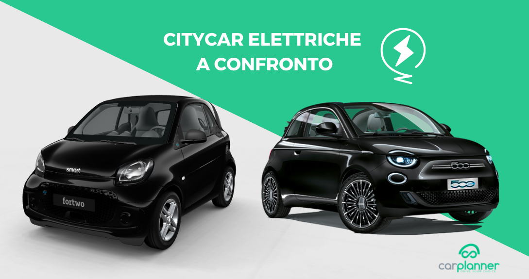 Citycar elettriche e cabrio a confronto: Nuova 500e vs Smart EQ Fortwo