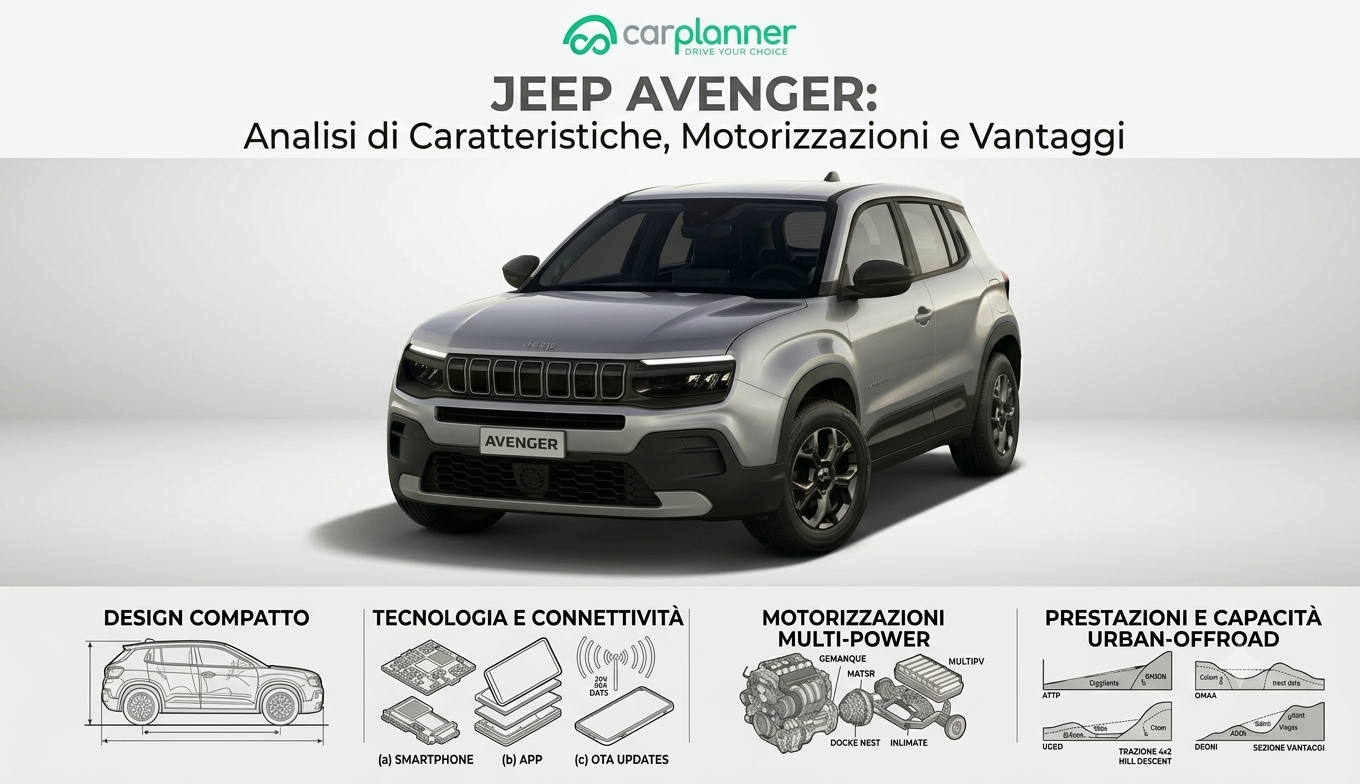 Jeep Avenger caratteristiche 