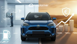 Infografica costi manutenzione annuali e valore residuo Toyota Yaris Cross 2025 con comparazione TCO