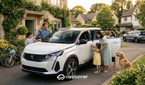 Peugeot SUV per famiglia su strada