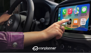 Toyota Aygo X Connect con display touchscreen Toyota Smart Connect e dashboard tecnologica